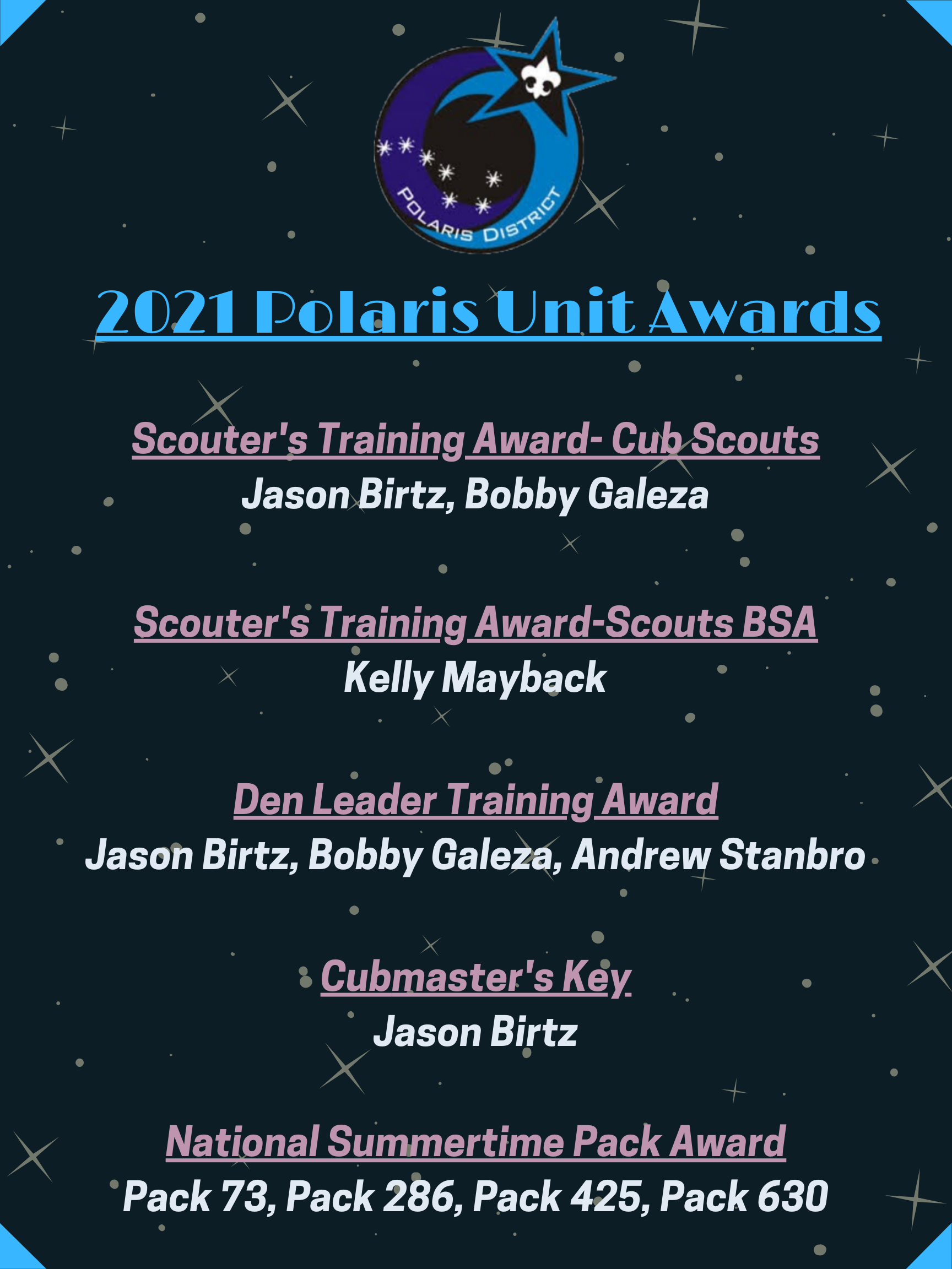 Polaris District "Stars of the North" Dinner 2022